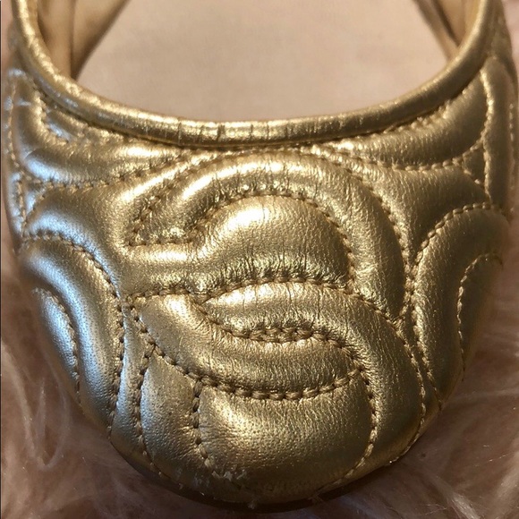 Coach Laticia Metallic Gold Flats - Picture 5 of 9